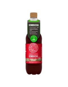 Газированный напиток Energy с соком ягод клюквы брусники и свежей мяты 0 5 л Kombucha
