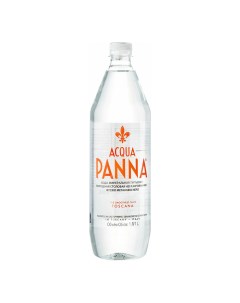 Вода минеральная столовая негазированная пластик 1 л Acqua panna