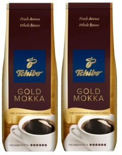 Кофе Gold Mokka в зернах 2 х 250г Tchibo