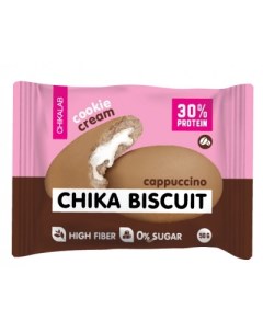 Протеиновое печенье с начинкой Chikalab Chika Biscuit 50 г кофе Bombbar