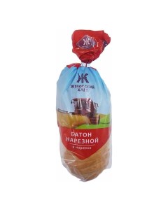 Батон Нарезной пшеничный 400 г Жуковский хлеб