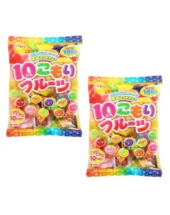 Карамель Fruits Candy ассорти из 10 вкусов 2 шт по 180 г Ribon