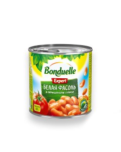 Фасоль белая в томатном соусе 400 г Bonduelle