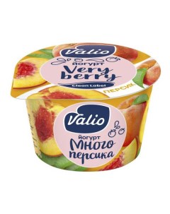 Йогурт Clean Label персик 2 6 180 г Valio