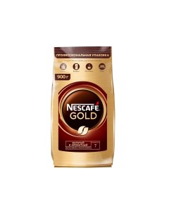 Кофе растворимый gold с добавлением молотого пакет 900 г Nescafe