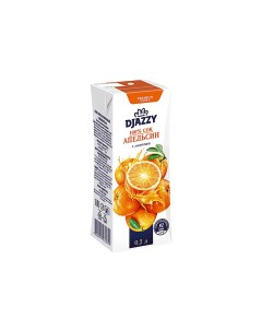 Сок Апельсин с мякотью 0 2л 5шт Djazzy