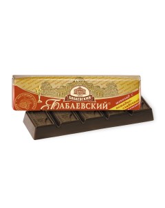 Шоколадный батончик темный с помадно сливочной начинкой 50 г 20 штук Бабаевский