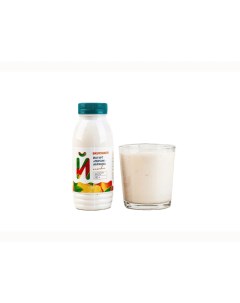 Йогурт питьевой персик абрикос 2 5 250 мл Вкусвилл