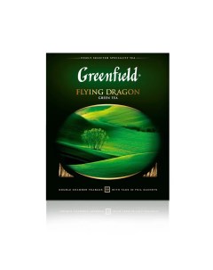 Чай зеленый Flying Dragon 100 пакетиков Greenfield