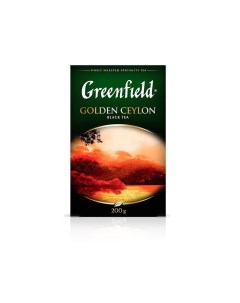 Чай чёрный Golden Ceylon листовой 200 г Greenfield