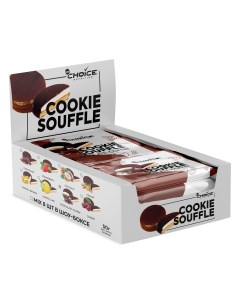 Протеиновое печенье Cookie Souffle шоколад кофе 9шт х 50гр Mychoice nutrition