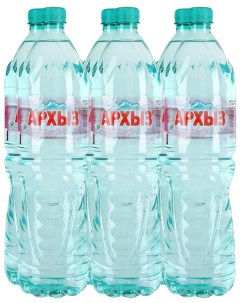 Минеральная вода негазированная пластик 1 5 л 6 штук в упаковке Архыз