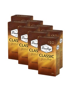 Кофе молотый Classic арабика робуста 250 гр 8 упаковок Paulig