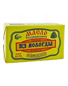 Масло традиционн из вологды бзмж жир 82 5 180 г фольга россия Северное молоко