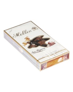 Набор конфет Морские ракушки молочный и белый шоколад сундучок 125 г Melbon