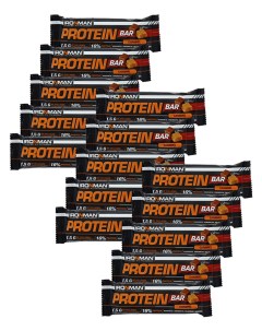 Протеиновый батончик Protein bar с Коллагеном Карамель 15х50г Ironman