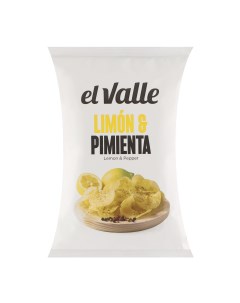 Чипсы со вкусом лимона и перца 130 г El valle