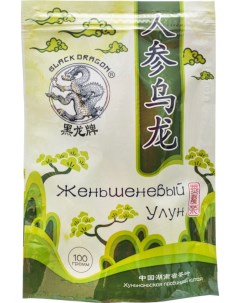 Чай зеленый женьшеневый улун 100 г Black dragon