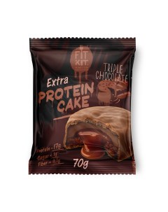 Суперфуд печенье Fitkit Extra Protein Cake тройной шоколад без сахара 70 г Fit kit