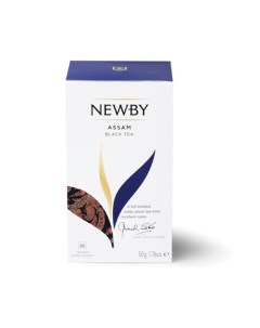 Чай черный assam 25 пакетиков Newby