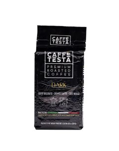 Кофе натуральный жареный молотый BLACK DARK 250 г Caffe testa