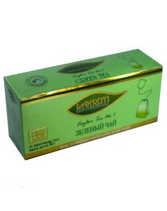 Чай Лакрути 25 пакетиков зеленый Lakruti