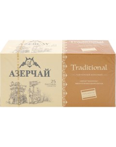 Чай черный Traditional Премиум 1 6 г х 25 шт х 40 г Азерчай