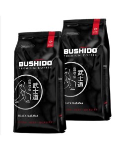 Кофе зерновой Black Katana 2 шт по 1 кг Bushido