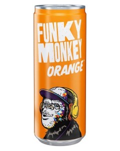 Напиток Orange безалкогольный сильногазированный Оранж 500 мл Funky monkey