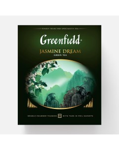 Чай зелёный Jasmine Dream 100 пакетиков Greenfield