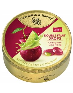 Леденцы Cavendish Harvey Double Fruit Cherry Lime 175 г Cavendish&harvey