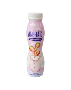 Питьевой йогурт клубника 2 5 290 г Angelato