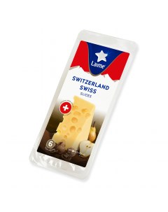 Сыр твердый Швейцарский 45 в нарезке 110 г Laime