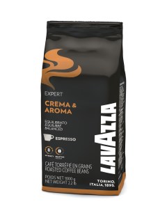 Кофе в зернах expert crema aroma 1000 г Lavazza