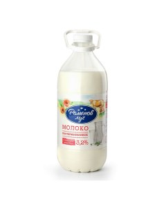 Молоко 3 4 6 коровье отборное пастеризованное 900 мл БЗМЖ Хуторок