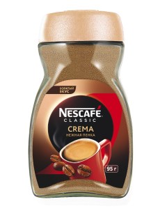 Кофе растворимый classic crema натуральный порошкообразный 95 г Nescafe