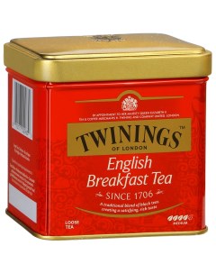 Чай черный английский для завтрака байховый 100 г Twinings