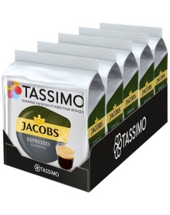 Кофе в капсулах Jacobs Espresso Classico 80 порций Tassimo