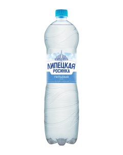 Вода минеральная Липецкая лайт питьевая артезианская негазированная пластик 1 5 л Росинка