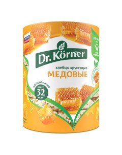 Dr Korner Медовый злаковый коктейль хлебцы 10 шт по 100 г Dr.korner