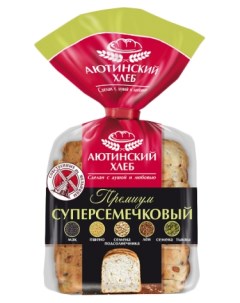 Хлеб Премиум Супер семечковый тостовый 330 г Аютинский хлеб