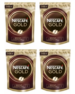 Кофе растворимый Gold c добавлением молотого 500 г м у 4 штуки Nescafe