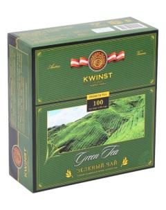 Чай зеленый чай 100 пакетиков Kwinst