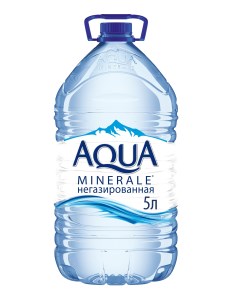 Вода негазированная питьевая пластик 5 л Aqua minerale