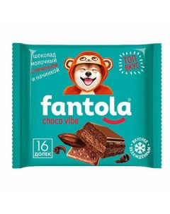 Шоколад Choco vibe молочный с печеньем 66 г Fantola