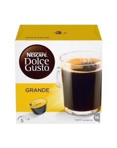Кофе в капсулах cafe crema grande 16 капсул Nescafe dolce gusto