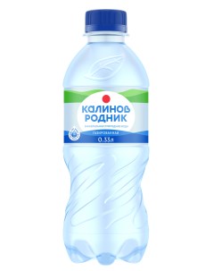 Вода минеральная газированная столовая 0 33 л Калинов родник