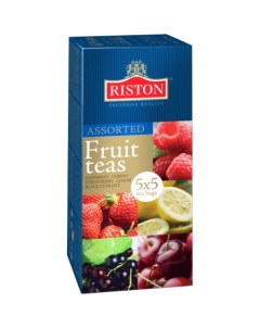 Чай черный фруктовое ассорти 25 пакетиков Riston