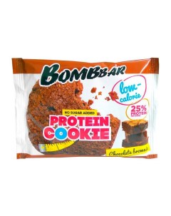 Печенье Protein Cookie низкокалорийные 40 г 1 шт вкус шоколадный брауни Bombbar