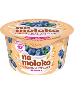 Йогуртный продукт овсяный черника 5 130 г Nemoloko